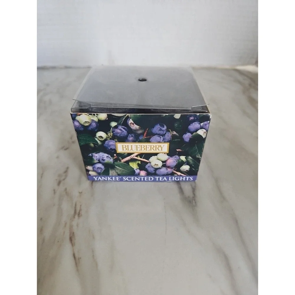 Yankee Candle Blueberry Scented Tea Lights 12 Count ***Discontinued***
